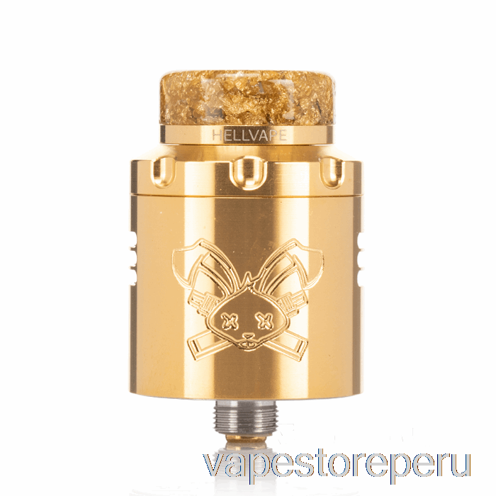 Vape Recargable Hellvape Conejo Muerto V3 24mm Rda Oro